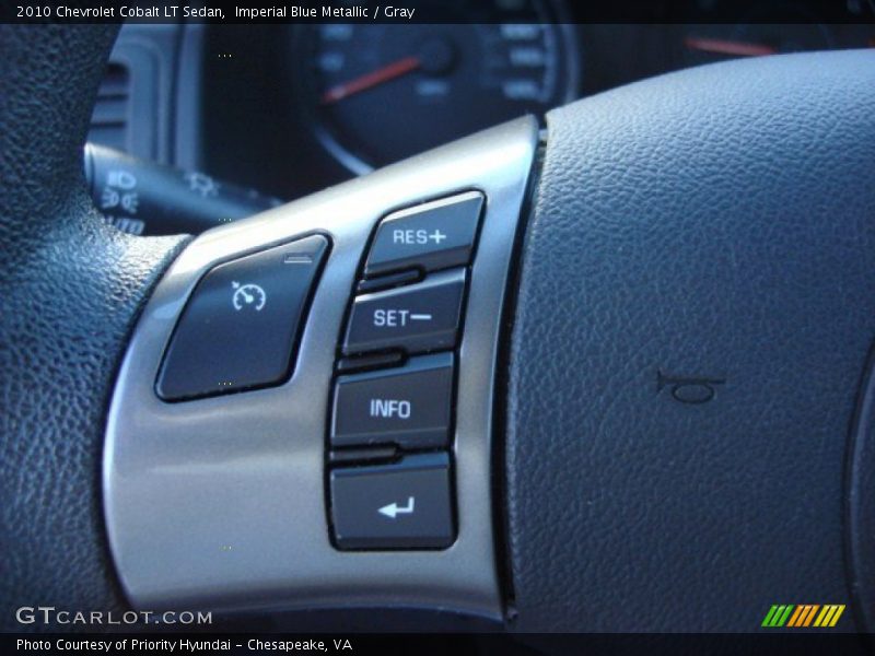Imperial Blue Metallic / Gray 2010 Chevrolet Cobalt LT Sedan