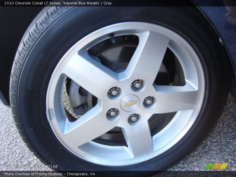 Imperial Blue Metallic / Gray 2010 Chevrolet Cobalt LT Sedan
