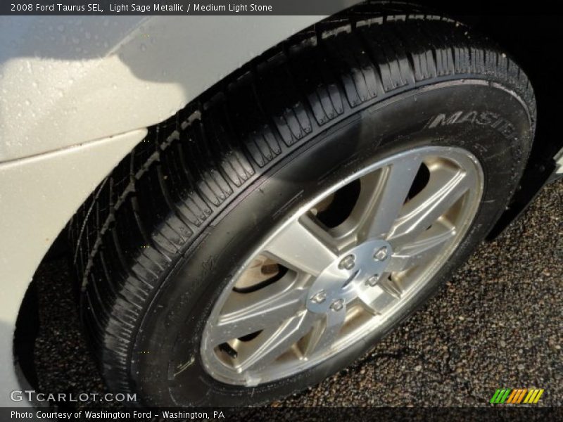Light Sage Metallic / Medium Light Stone 2008 Ford Taurus SEL