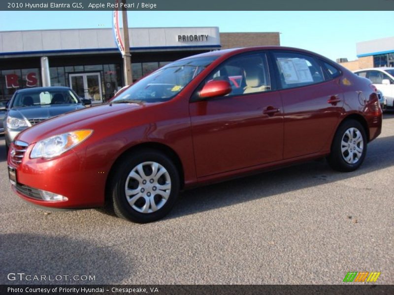 Apple Red Pearl / Beige 2010 Hyundai Elantra GLS