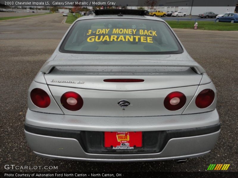 Galaxy Silver Metallic / Medium Gray 2003 Chevrolet Impala LS