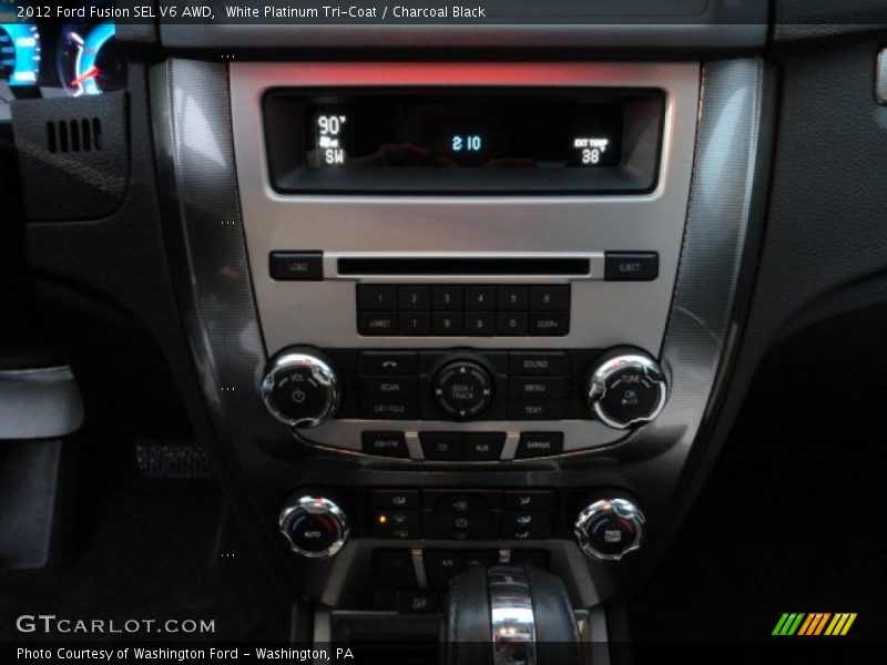 Controls of 2012 Fusion SEL V6 AWD