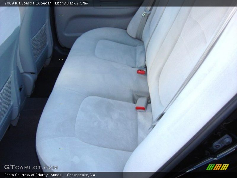Ebony Black / Gray 2009 Kia Spectra EX Sedan