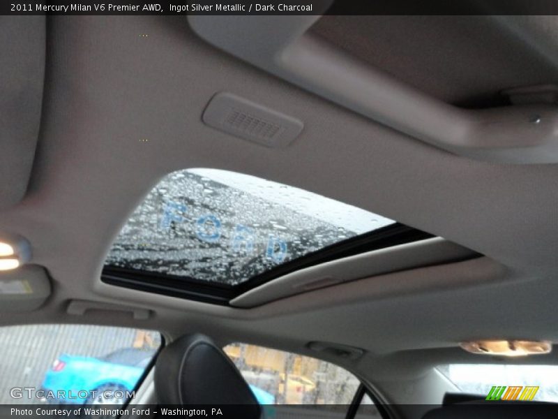 Ingot Silver Metallic / Dark Charcoal 2011 Mercury Milan V6 Premier AWD