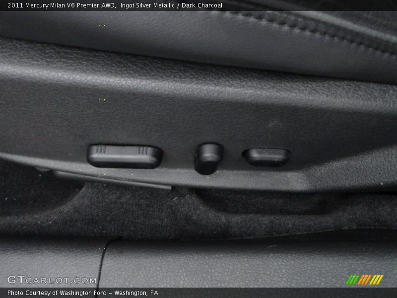 Ingot Silver Metallic / Dark Charcoal 2011 Mercury Milan V6 Premier AWD