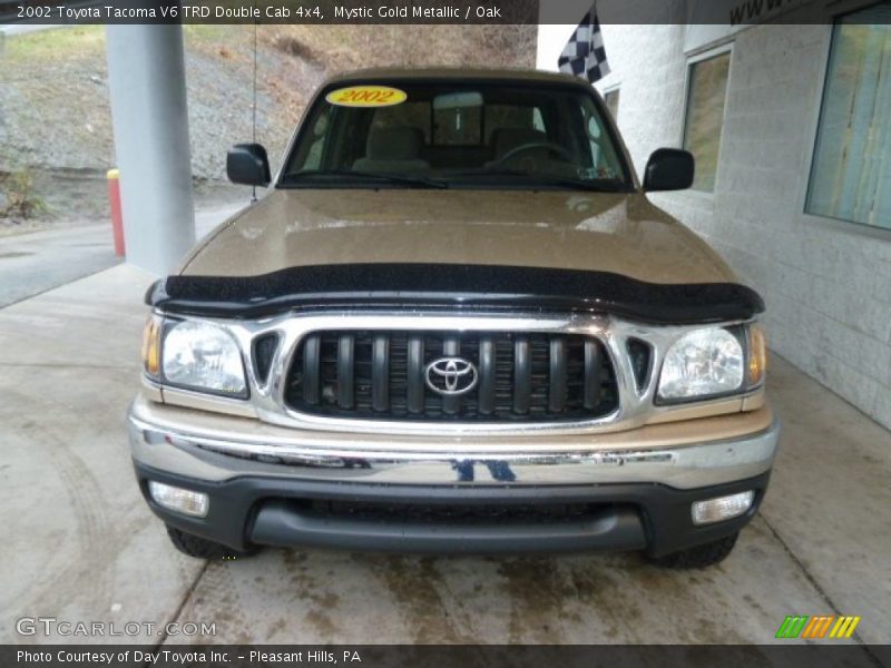 Mystic Gold Metallic / Oak 2002 Toyota Tacoma V6 TRD Double Cab 4x4