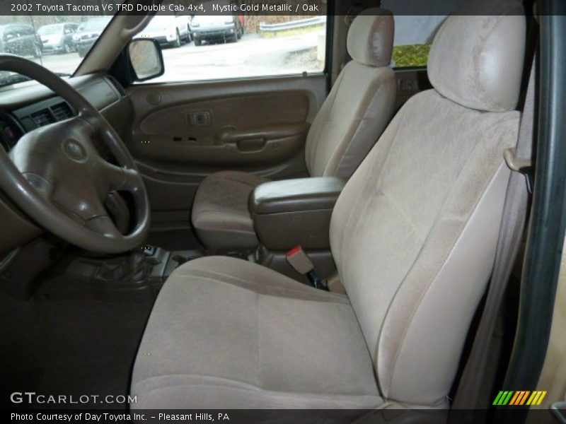 Mystic Gold Metallic / Oak 2002 Toyota Tacoma V6 TRD Double Cab 4x4