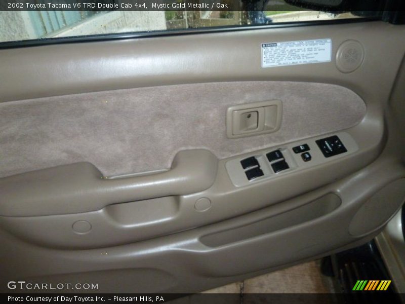 Mystic Gold Metallic / Oak 2002 Toyota Tacoma V6 TRD Double Cab 4x4