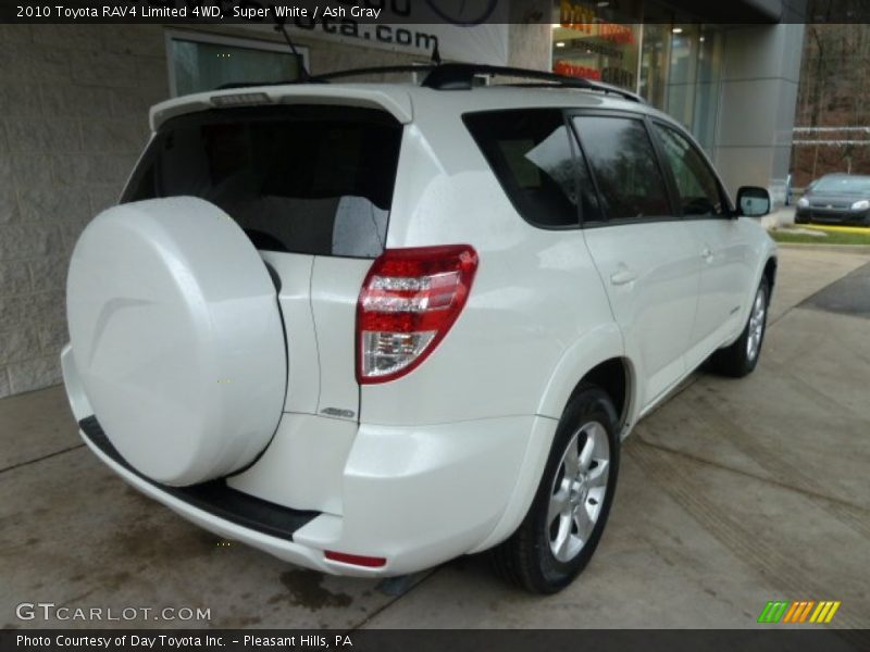 Super White / Ash Gray 2010 Toyota RAV4 Limited 4WD