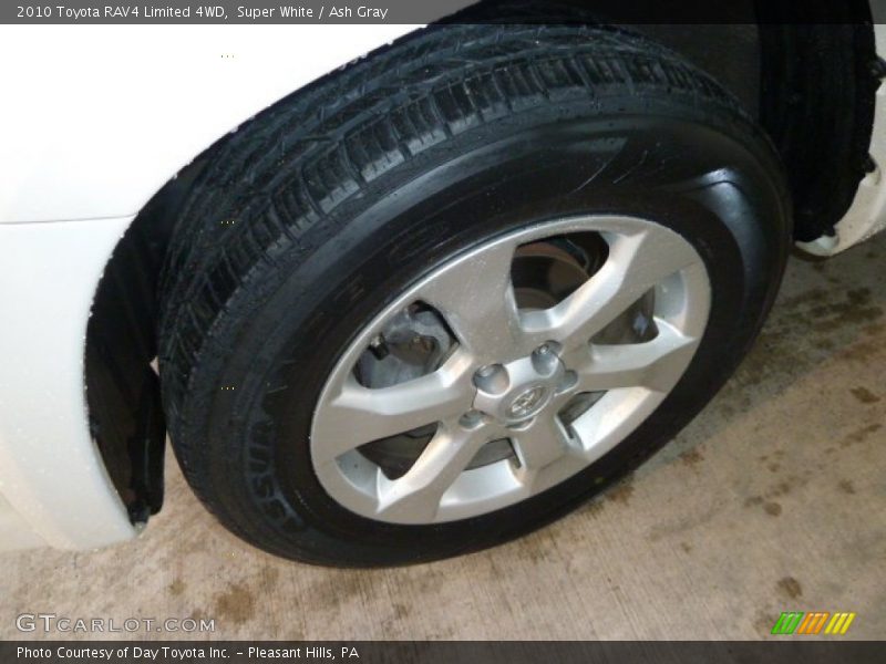 Super White / Ash Gray 2010 Toyota RAV4 Limited 4WD