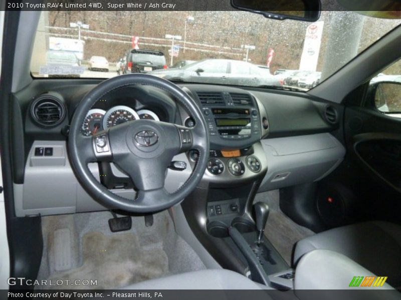 Super White / Ash Gray 2010 Toyota RAV4 Limited 4WD