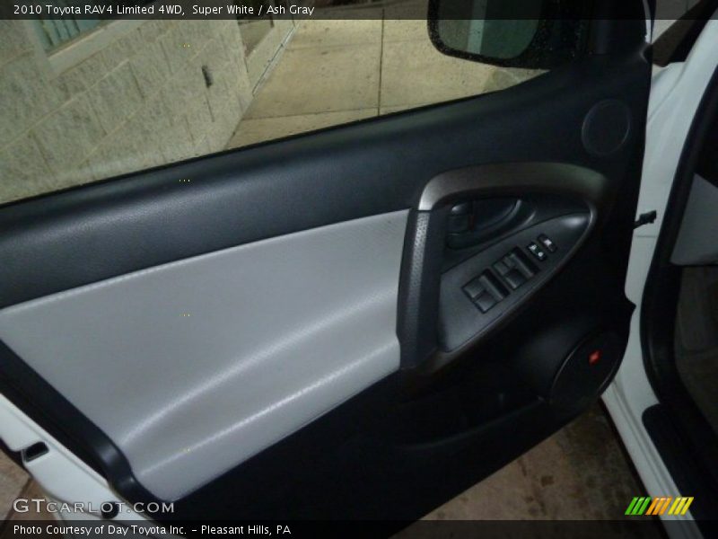 Super White / Ash Gray 2010 Toyota RAV4 Limited 4WD