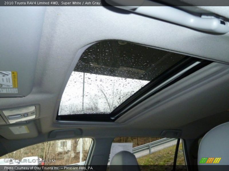 Super White / Ash Gray 2010 Toyota RAV4 Limited 4WD