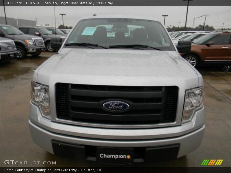 Ingot Silver Metallic / Steel Gray 2012 Ford F150 STX SuperCab