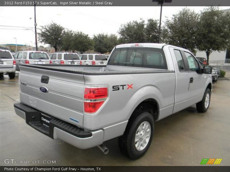 Ingot Silver Metallic / Steel Gray 2012 Ford F150 STX SuperCab