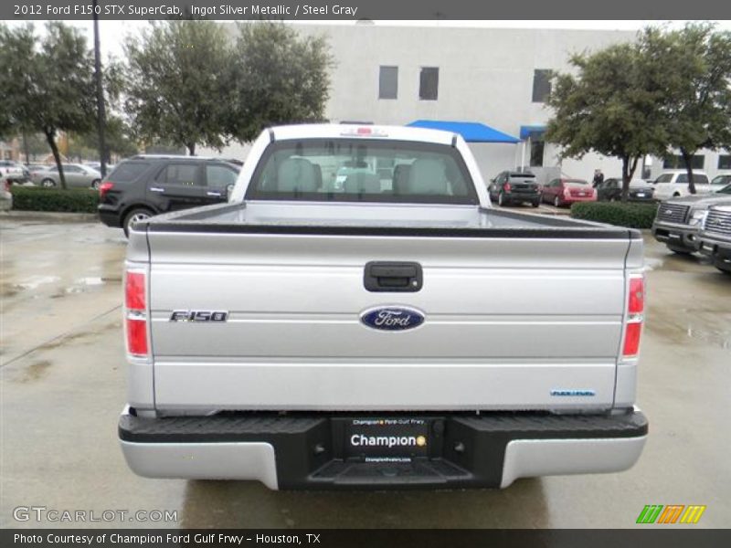 Ingot Silver Metallic / Steel Gray 2012 Ford F150 STX SuperCab