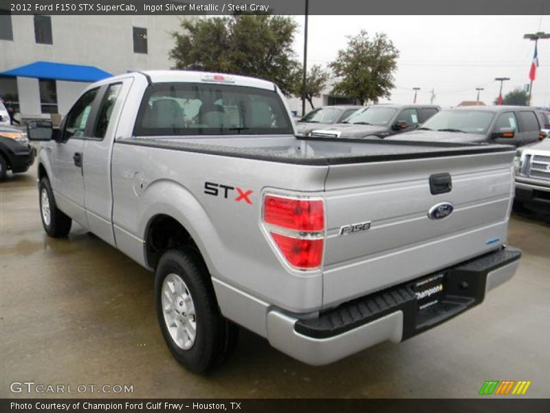 Ingot Silver Metallic / Steel Gray 2012 Ford F150 STX SuperCab
