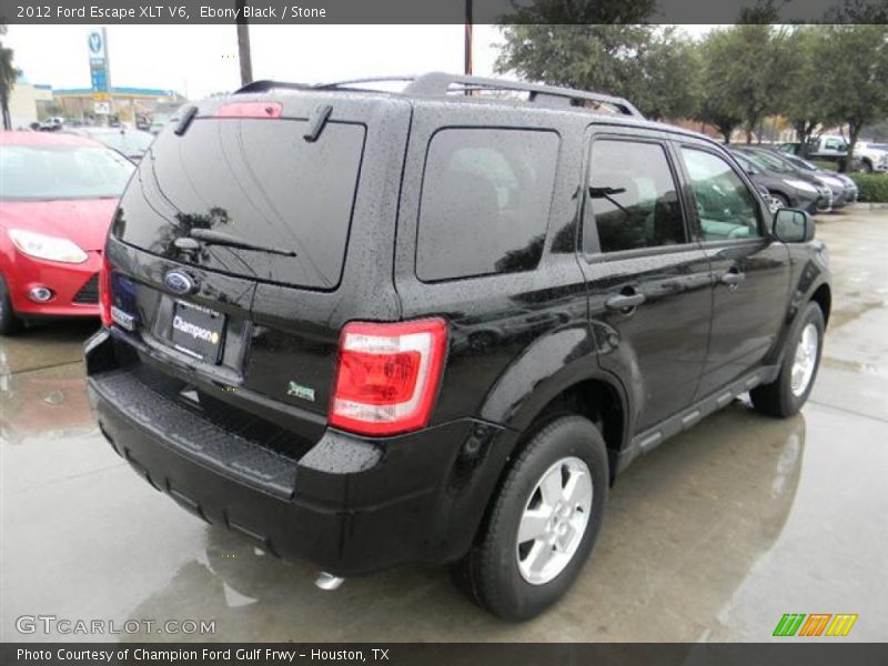 Ebony Black / Stone 2012 Ford Escape XLT V6