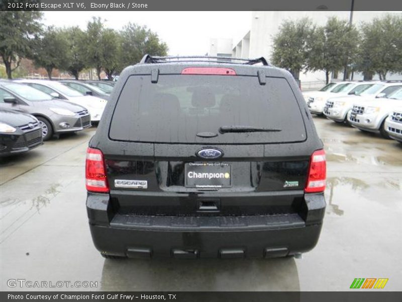 Ebony Black / Stone 2012 Ford Escape XLT V6