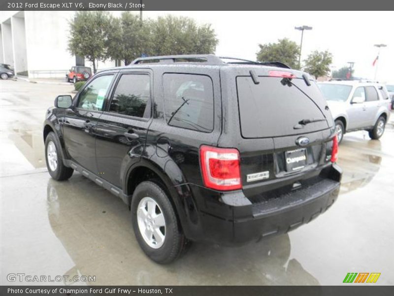 Ebony Black / Stone 2012 Ford Escape XLT V6