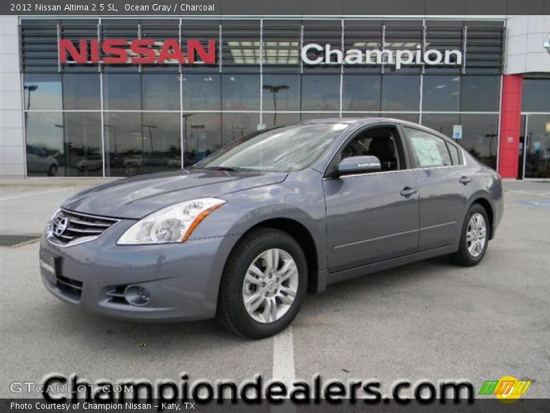 Ocean Gray / Charcoal 2012 Nissan Altima 2.5 SL