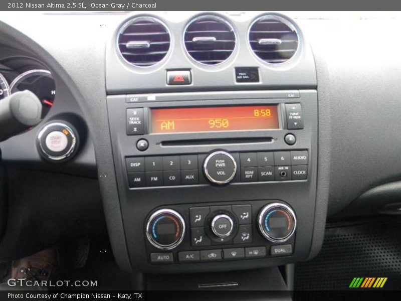 Ocean Gray / Charcoal 2012 Nissan Altima 2.5 SL