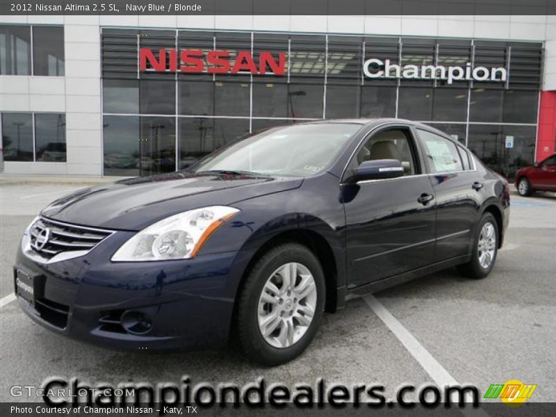 Navy Blue / Blonde 2012 Nissan Altima 2.5 SL