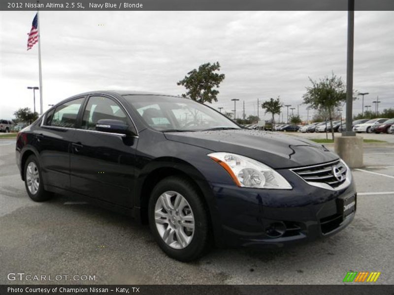 Navy Blue / Blonde 2012 Nissan Altima 2.5 SL