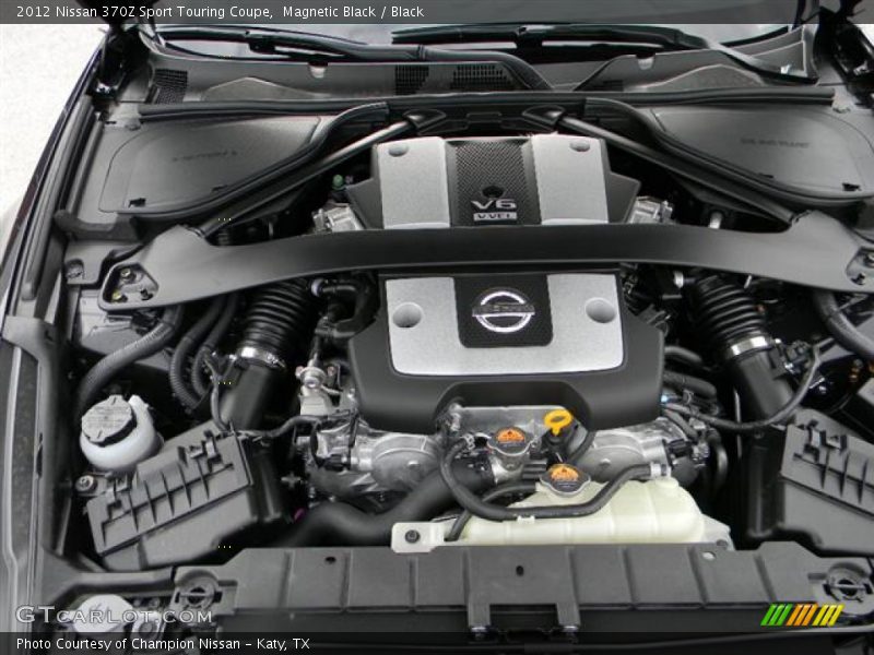Magnetic Black / Black 2012 Nissan 370Z Sport Touring Coupe