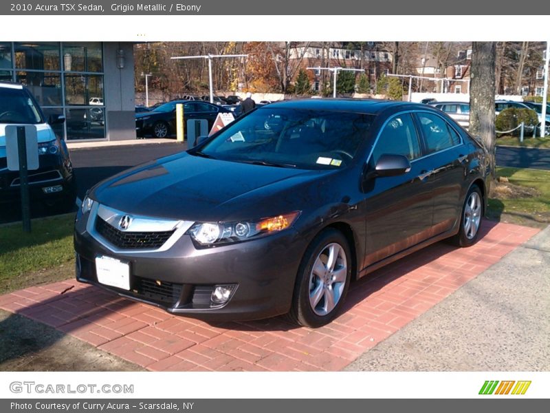 Grigio Metallic / Ebony 2010 Acura TSX Sedan