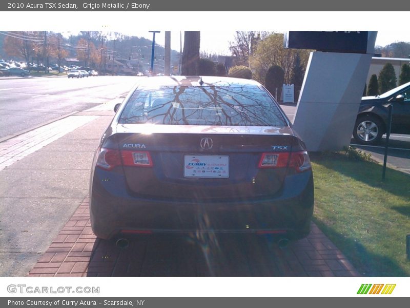 Grigio Metallic / Ebony 2010 Acura TSX Sedan