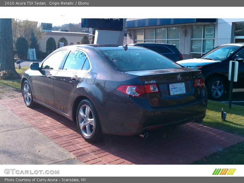 Grigio Metallic / Ebony 2010 Acura TSX Sedan