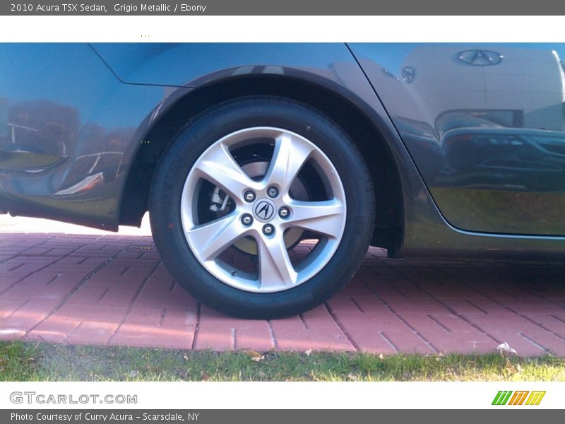 Grigio Metallic / Ebony 2010 Acura TSX Sedan