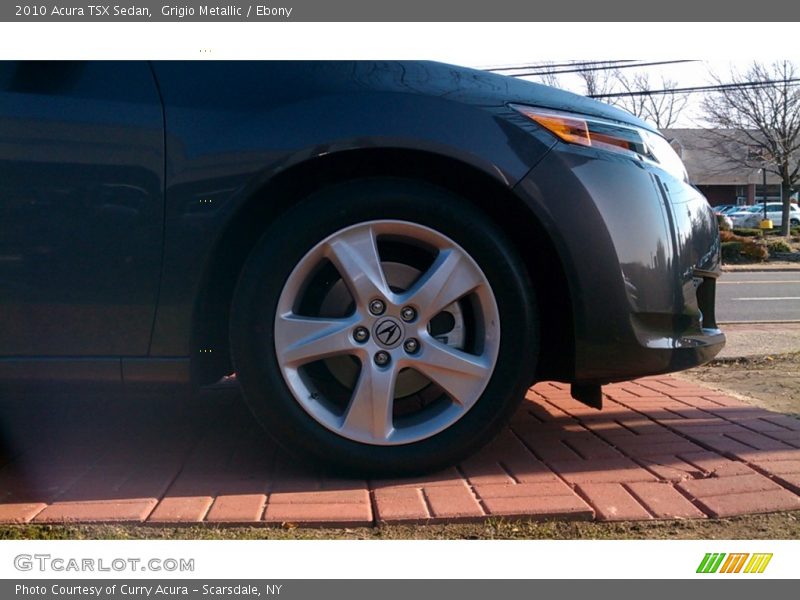 Grigio Metallic / Ebony 2010 Acura TSX Sedan