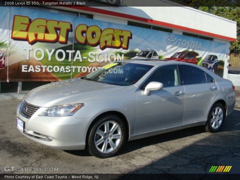 Tungsten Metallic / Black 2008 Lexus ES 350