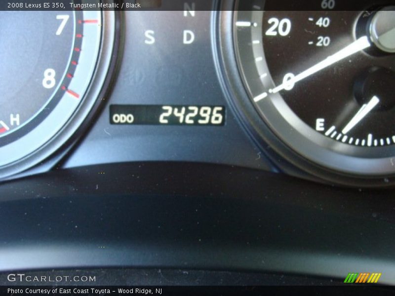 Tungsten Metallic / Black 2008 Lexus ES 350