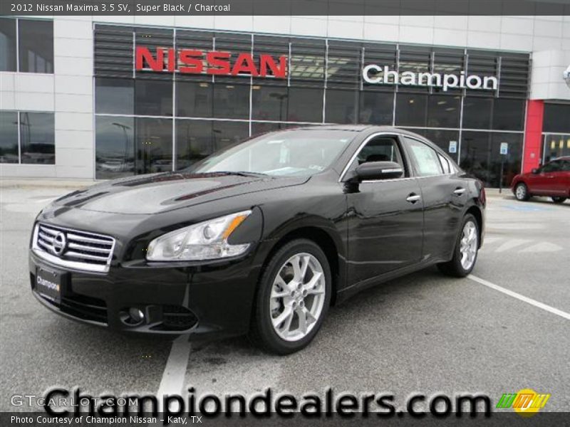 Super Black / Charcoal 2012 Nissan Maxima 3.5 SV