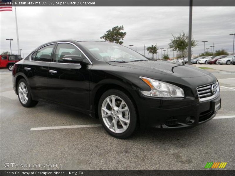 Super Black / Charcoal 2012 Nissan Maxima 3.5 SV