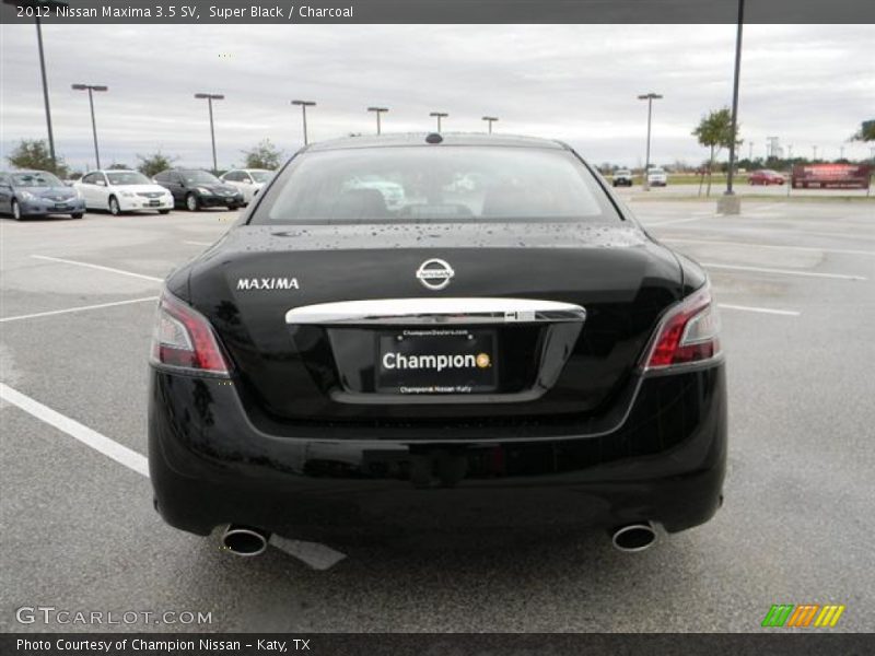 Super Black / Charcoal 2012 Nissan Maxima 3.5 SV