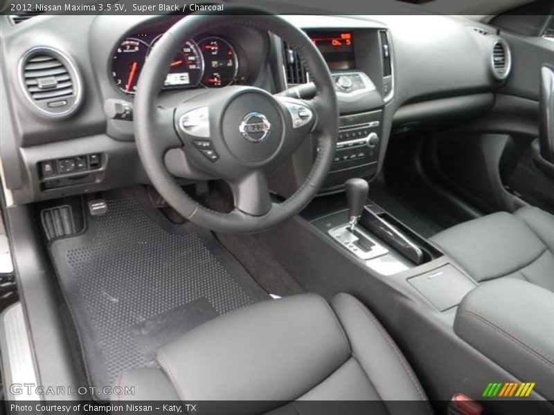 Super Black / Charcoal 2012 Nissan Maxima 3.5 SV