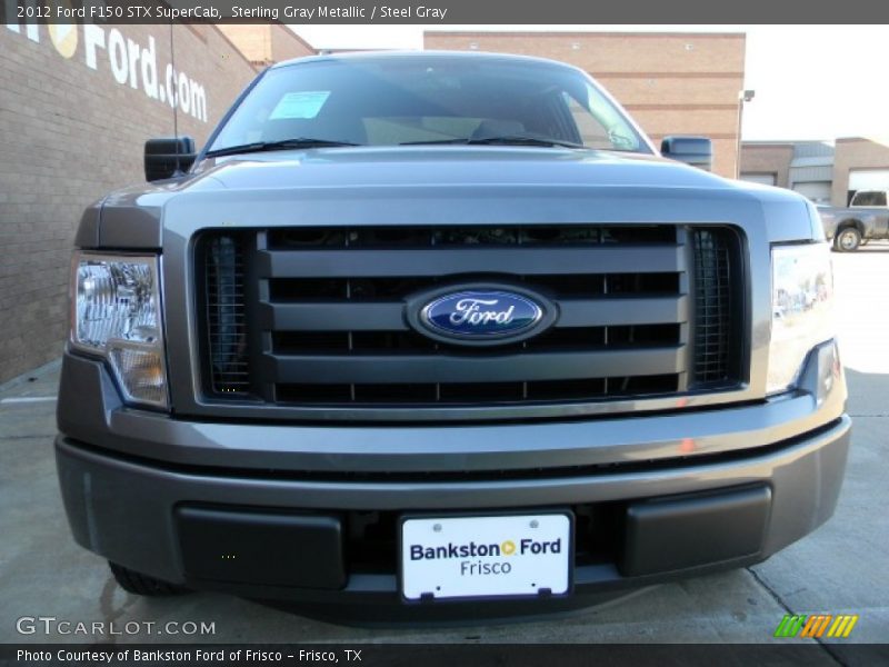 Sterling Gray Metallic / Steel Gray 2012 Ford F150 STX SuperCab