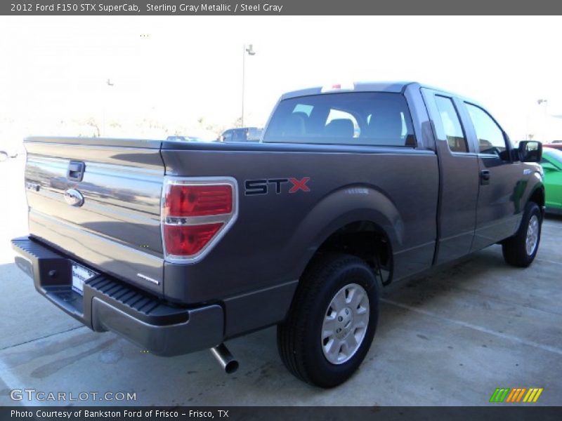 Sterling Gray Metallic / Steel Gray 2012 Ford F150 STX SuperCab
