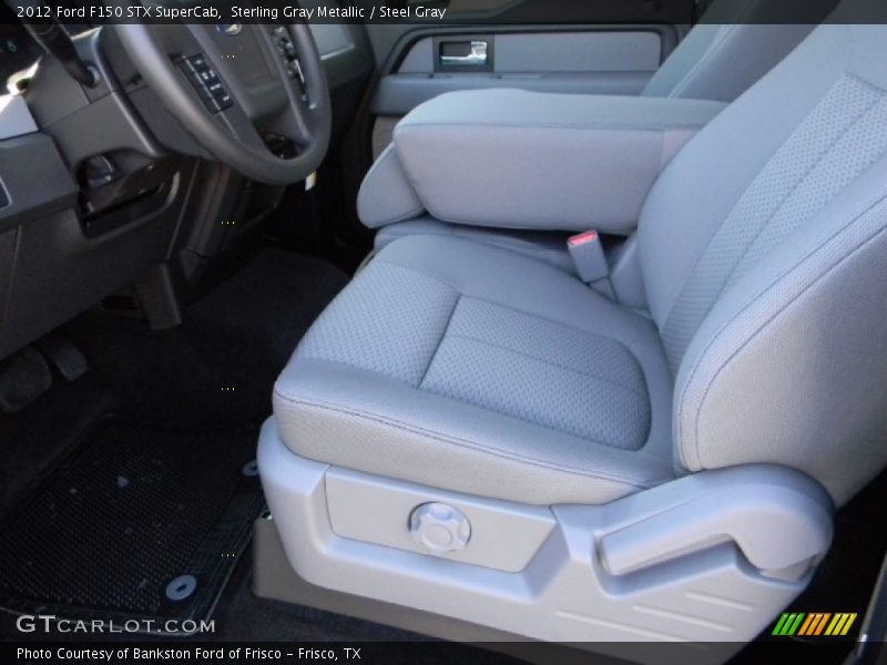 Sterling Gray Metallic / Steel Gray 2012 Ford F150 STX SuperCab