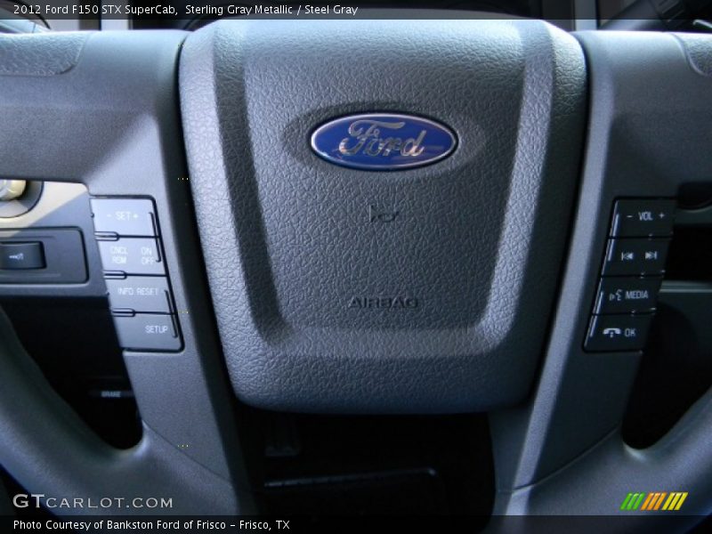 Sterling Gray Metallic / Steel Gray 2012 Ford F150 STX SuperCab