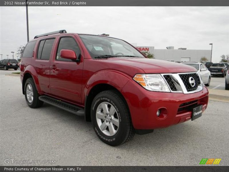 Red Brick / Graphite 2012 Nissan Pathfinder SV