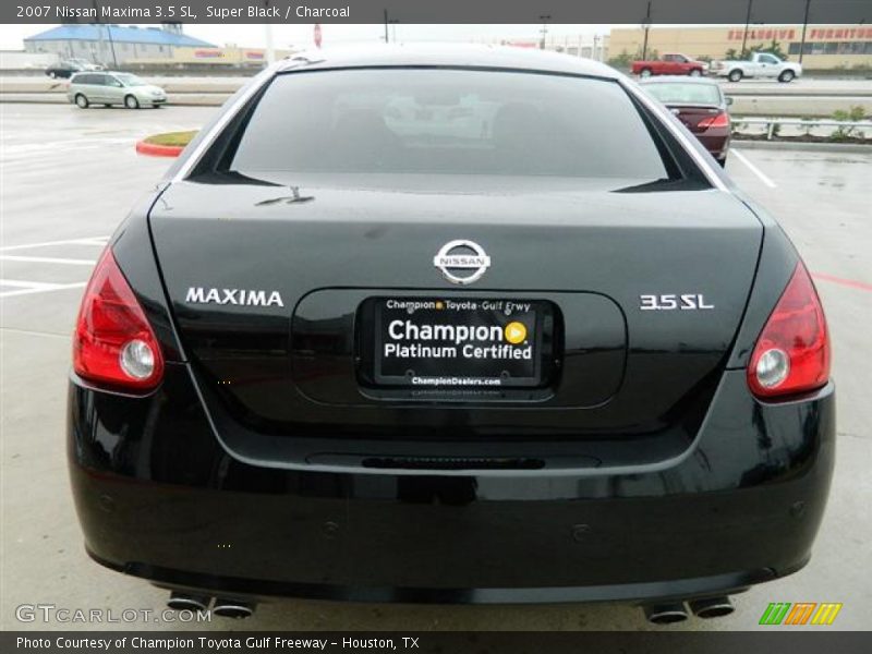 Super Black / Charcoal 2007 Nissan Maxima 3.5 SL
