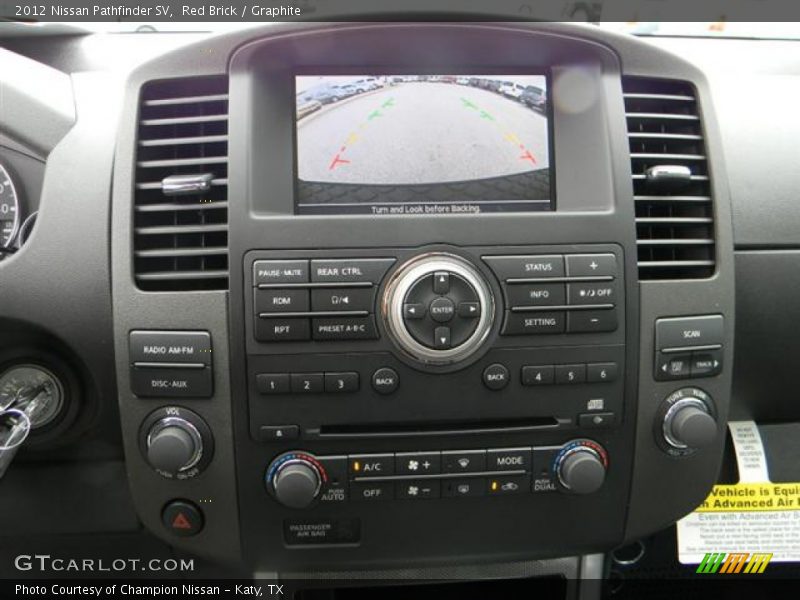 Red Brick / Graphite 2012 Nissan Pathfinder SV