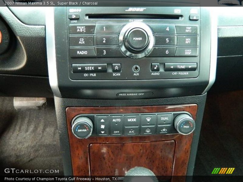 Super Black / Charcoal 2007 Nissan Maxima 3.5 SL