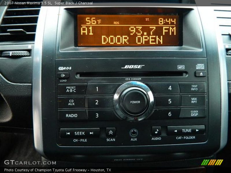 Super Black / Charcoal 2007 Nissan Maxima 3.5 SL
