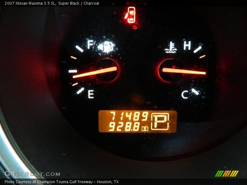 Super Black / Charcoal 2007 Nissan Maxima 3.5 SL